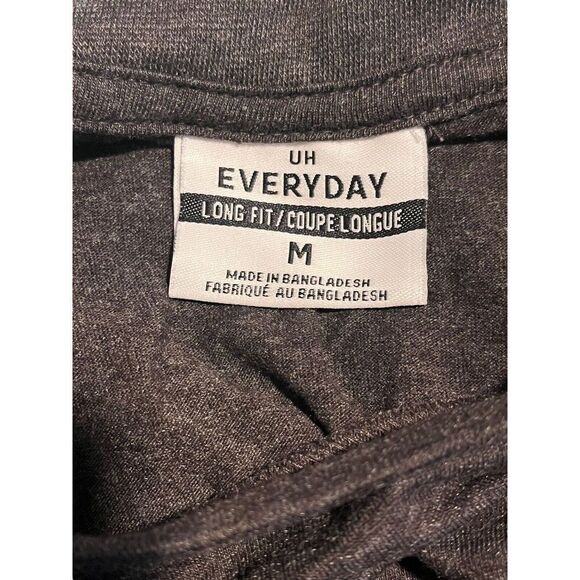 UH Urban Heritage Everyday T-Shirt 2 Pack Mens Medium Gray Plain Tee Under Shirt - Picture 3 of 8